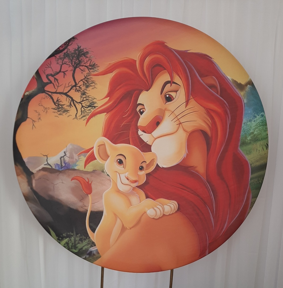 Painel Sublimado Rei Leão  - Três Marias Festas