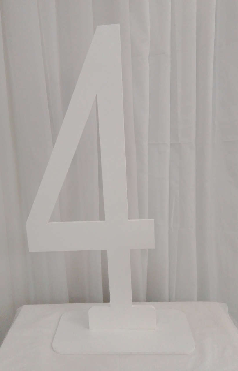 Número 4 Mdf (Mod2) - Três Marias Festas