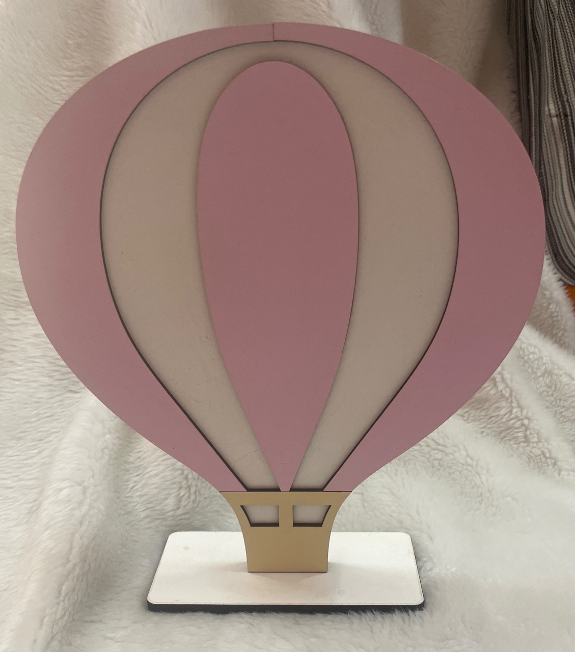 Display Mdf- Balão Rosa - Três Marias Festas