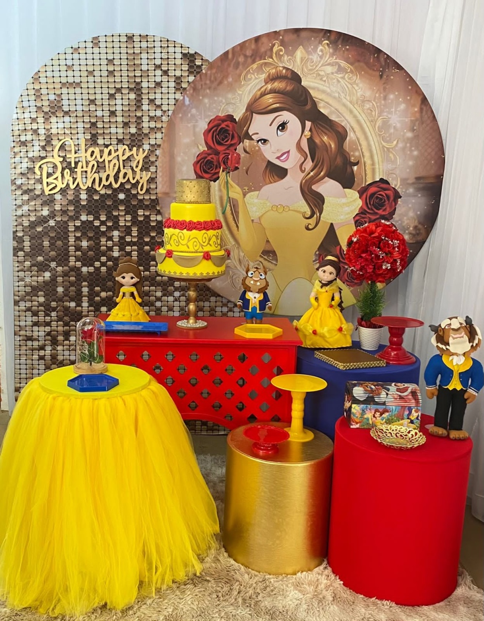 Princesa Bela E A Fera - Três Marias Festas