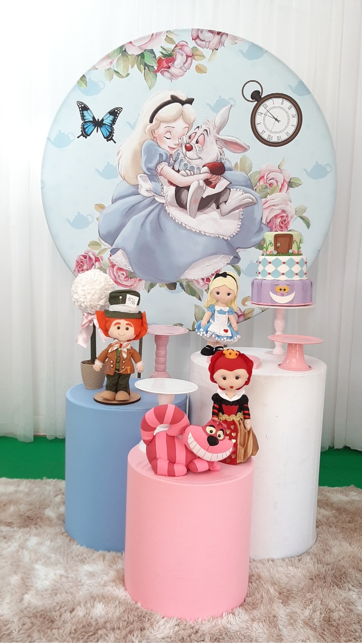 Kit Alice No País das Maravilhas  - Três Marias Festas