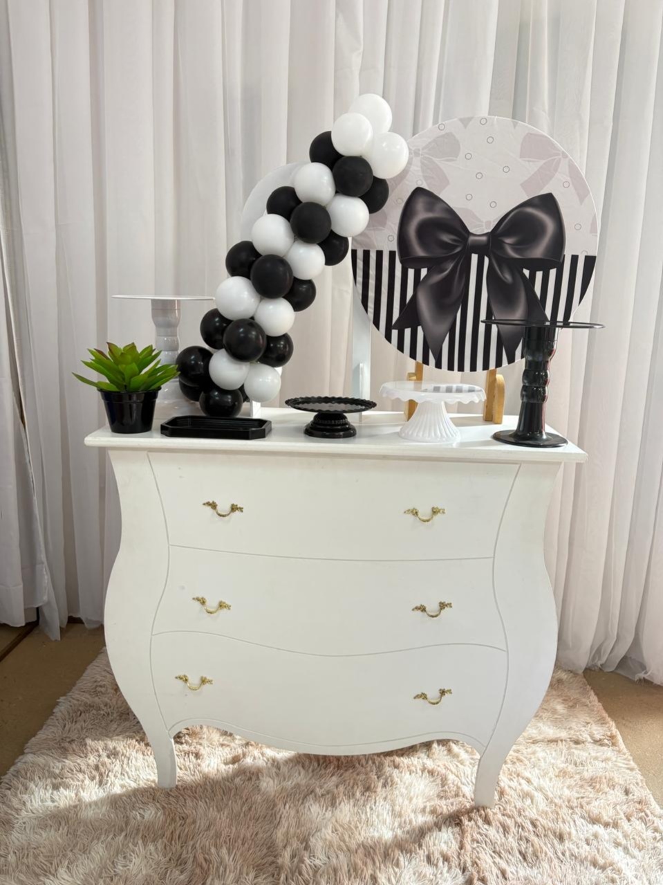 Mini Kit Laço Preto - Três Marias Festas