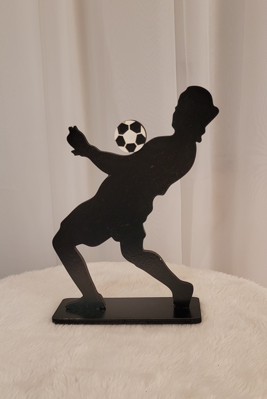 Display Silhouta Jogador de Futebol - Três Marias Festas
