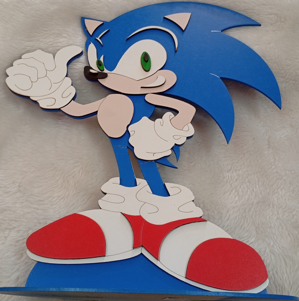 Displays Mdf 3D - Sonic Mod2 - Três Marias Festas