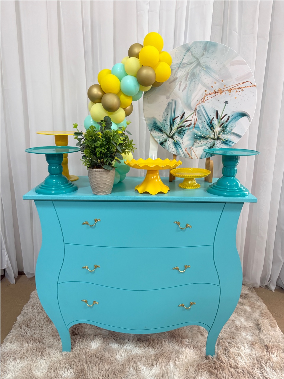 Mini Kit Floral Tiffany - Três Marias Festas