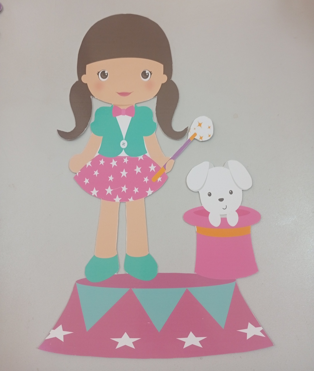 Display Simples - Circo Rosa Mod4 - Três Marias Festas