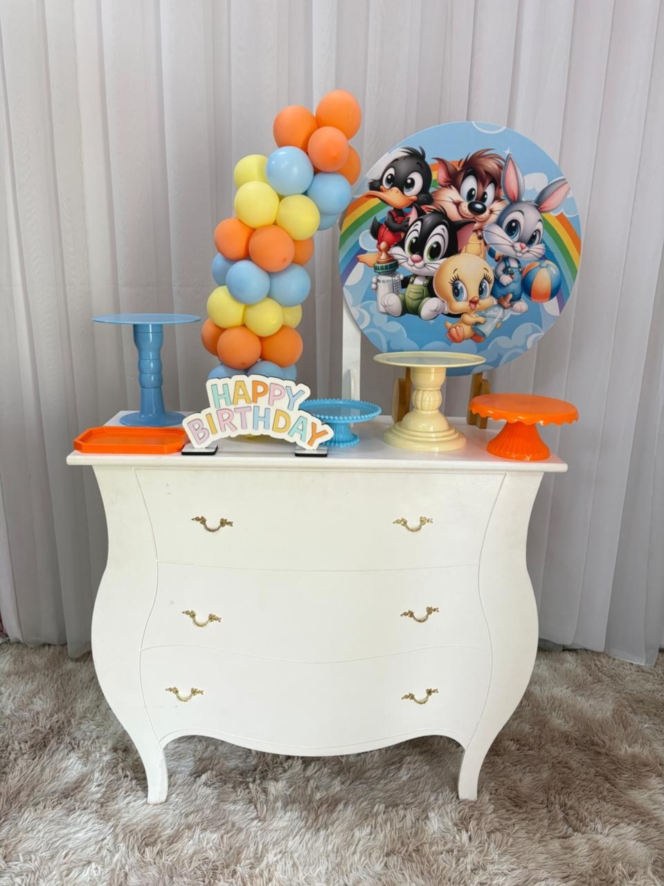Mini Kit Looney Tunes Baby - Três Marias Festas