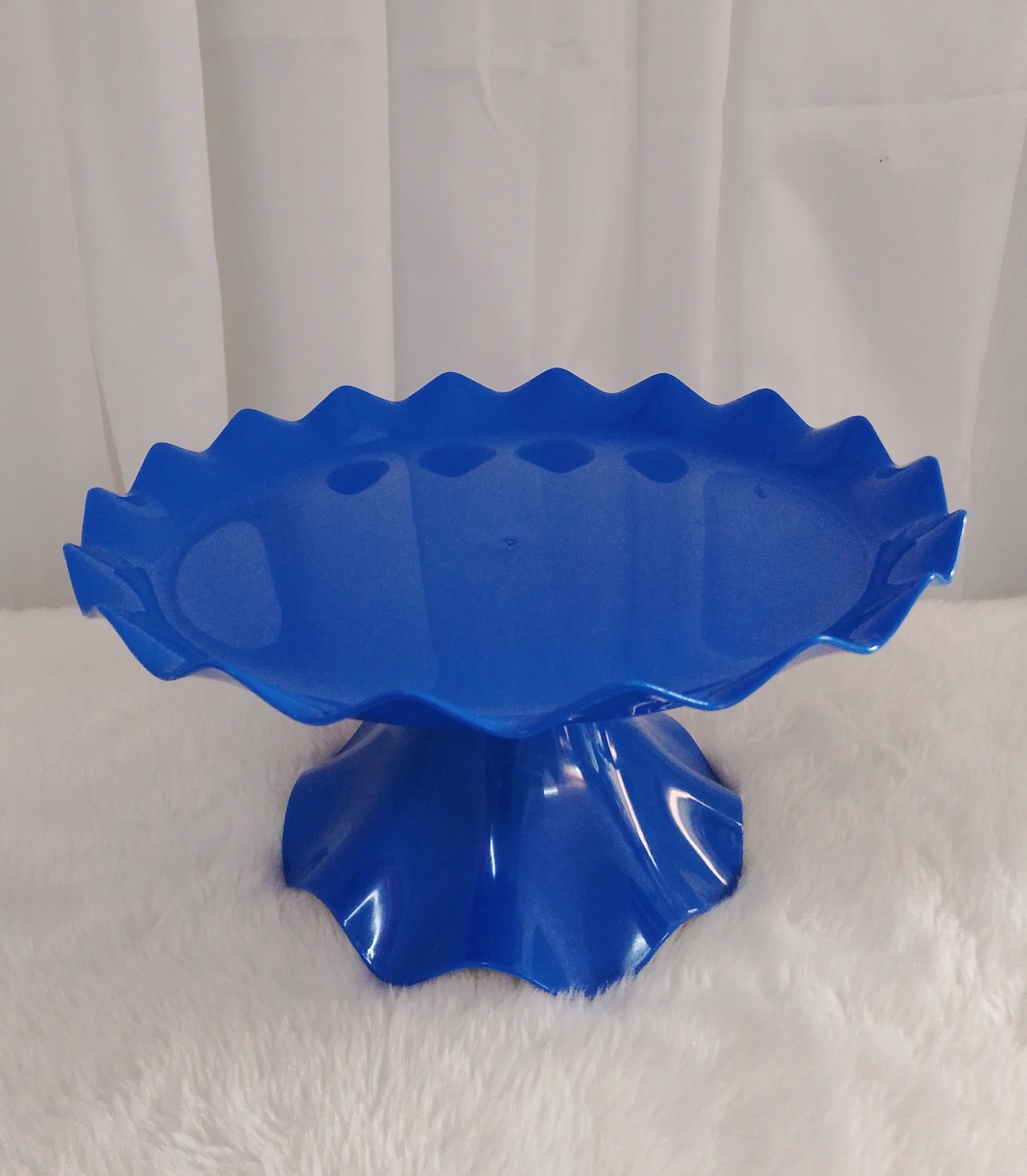 Bandeja / Doceira Azul Royal Mod7 - Três Marias Festas