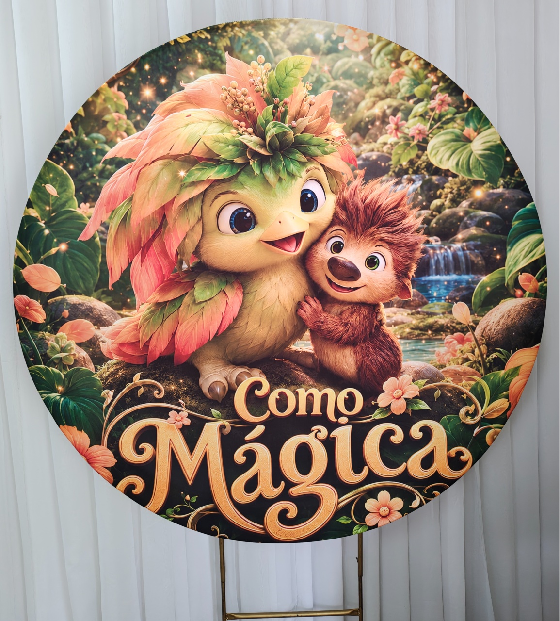 Painel Sublimado Como Mágica - Três Marias Festas