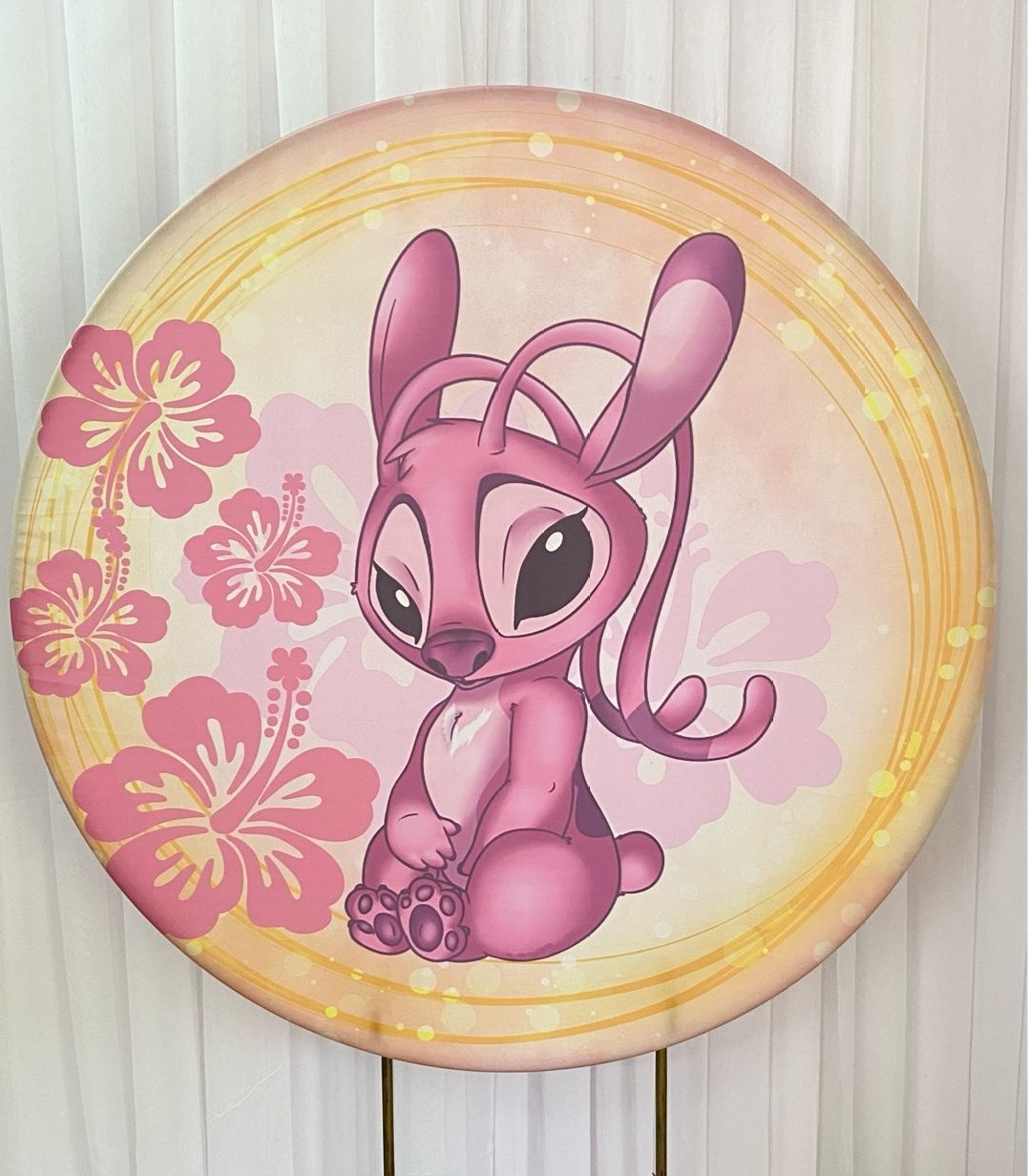 Painel Sublimado Angel (Stitch) - Três Marias Festas