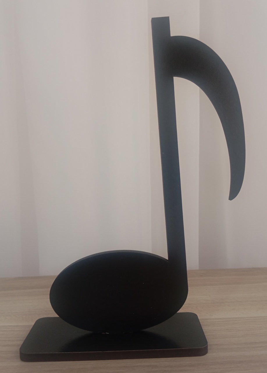 Displays Mdf 3D -  Musica Mod5 - Três Marias Festas