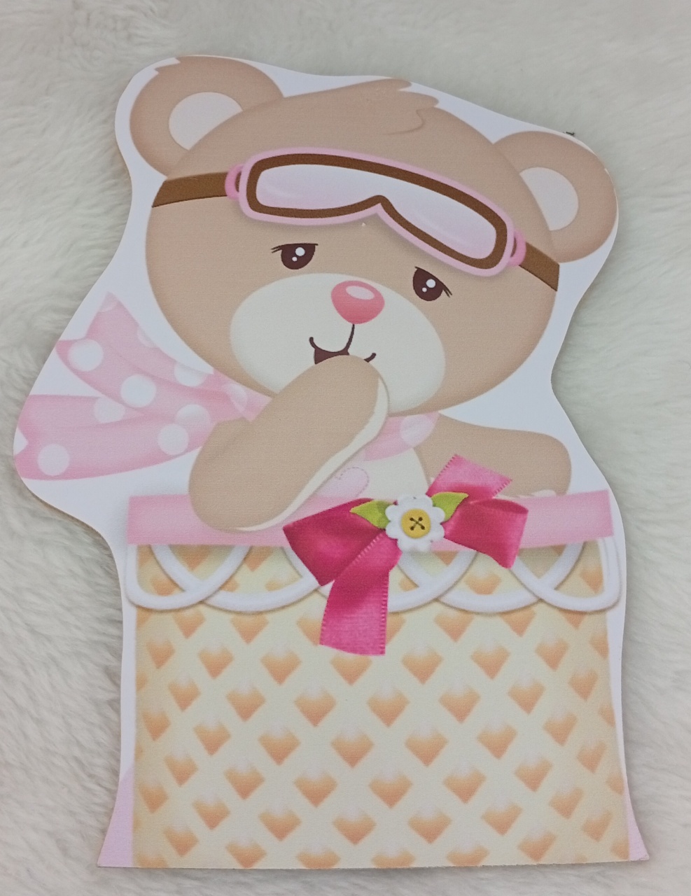 Display Mdf Simples - Ursinha Baloeira Mod2 - Três Marias Festas