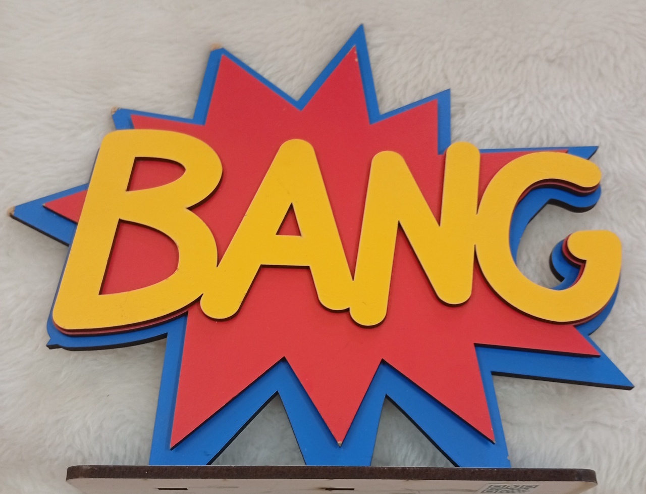 Displays Mdf 3D - Placa Bang  - Três Marias Festas