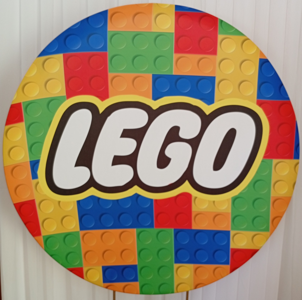 Painel Sublimado Lego - Três Marias Festas