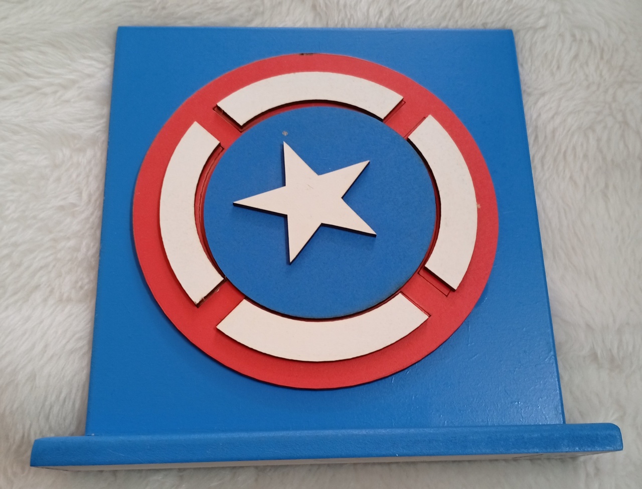 Displays Mdf 3D - Capitão América Mod1 - Três Marias Festas