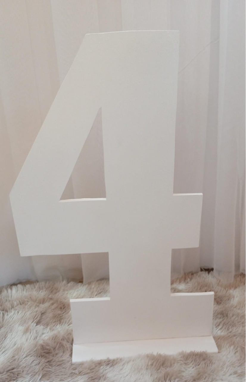 Número 4 Mdf - Três Marias Festas