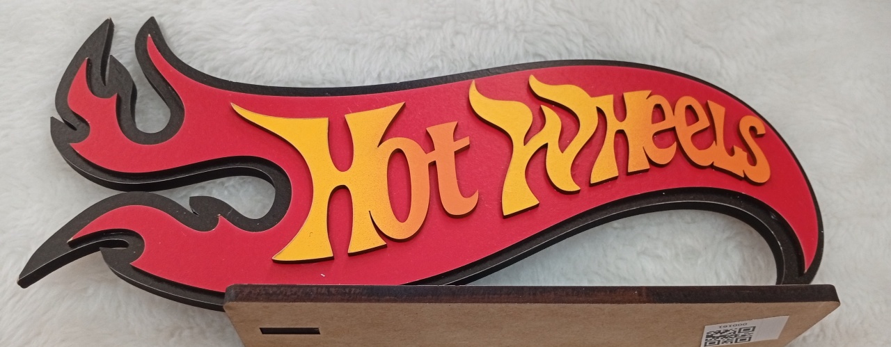 Displays Mdf 3D - Hot Wheels  - Três Marias Festas