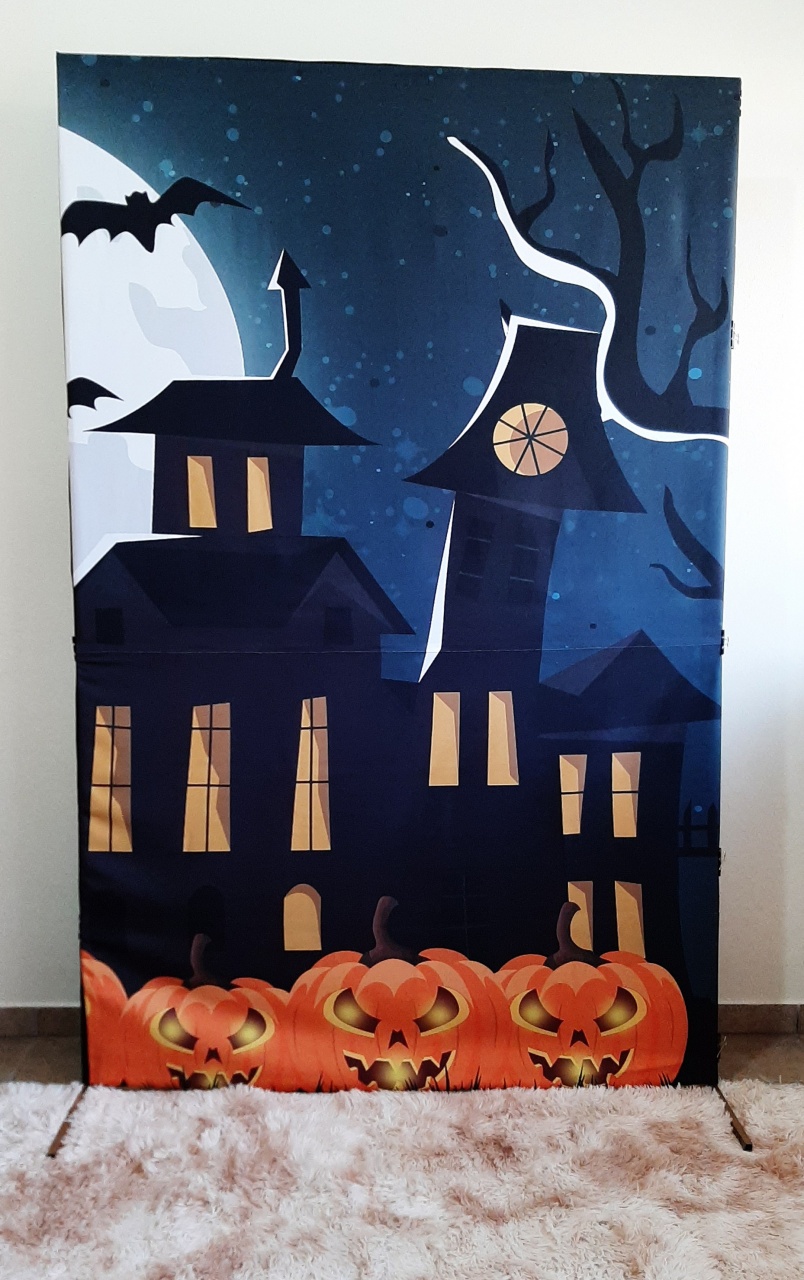Capa Painel Romano Halloween - Três Marias Festas