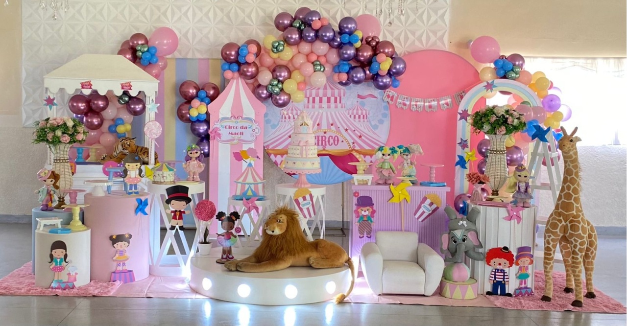 Projetos & Montagens de Decoração - Circo - Três Marias Festas