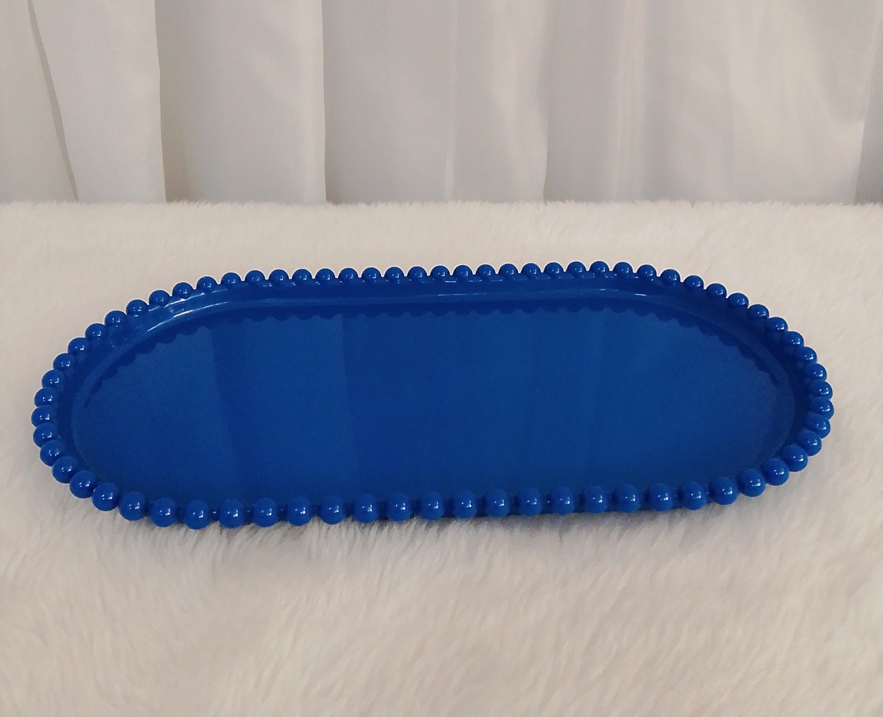 Bandeja / Doceira Azul Royal Mod4 - Três Marias Festas