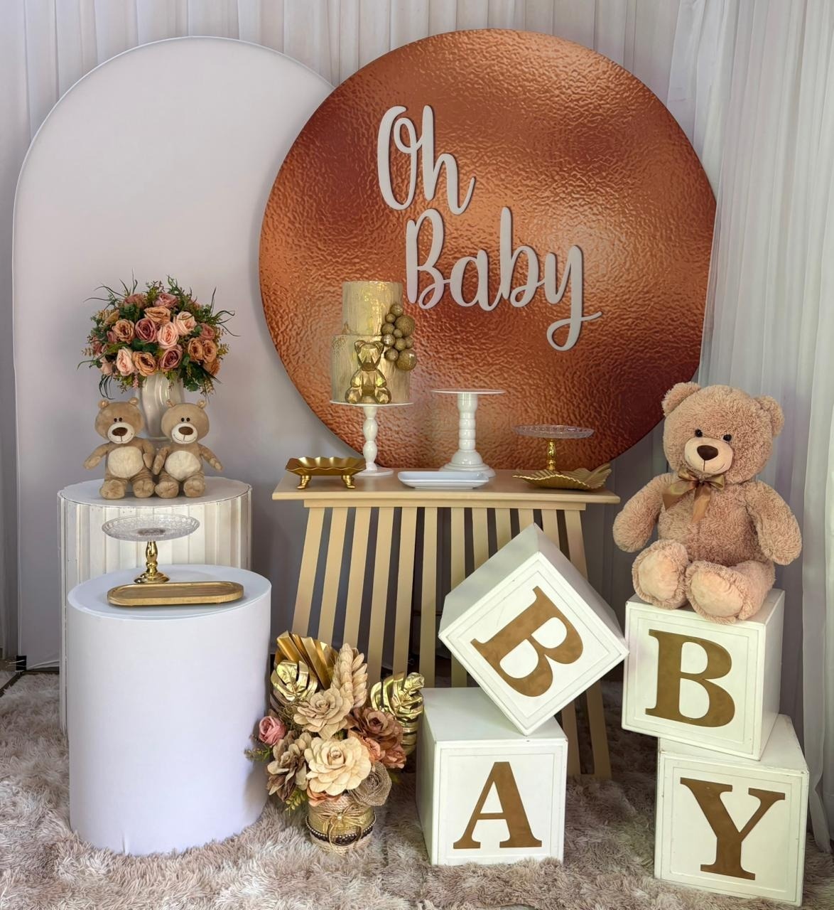 Oh Baby Pirulito Branco - Três Marias Festas