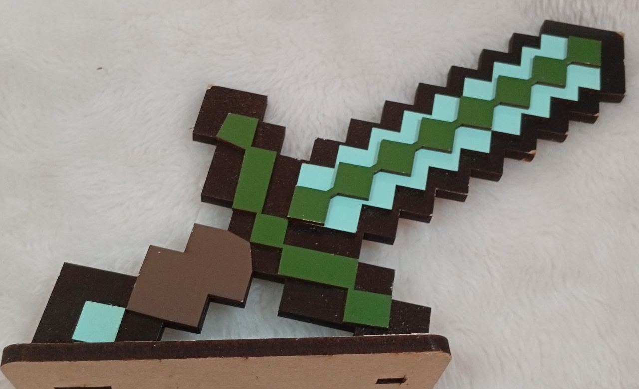 Displays Mdf 3D - Minecraft Mod2 - Três Marias Festas