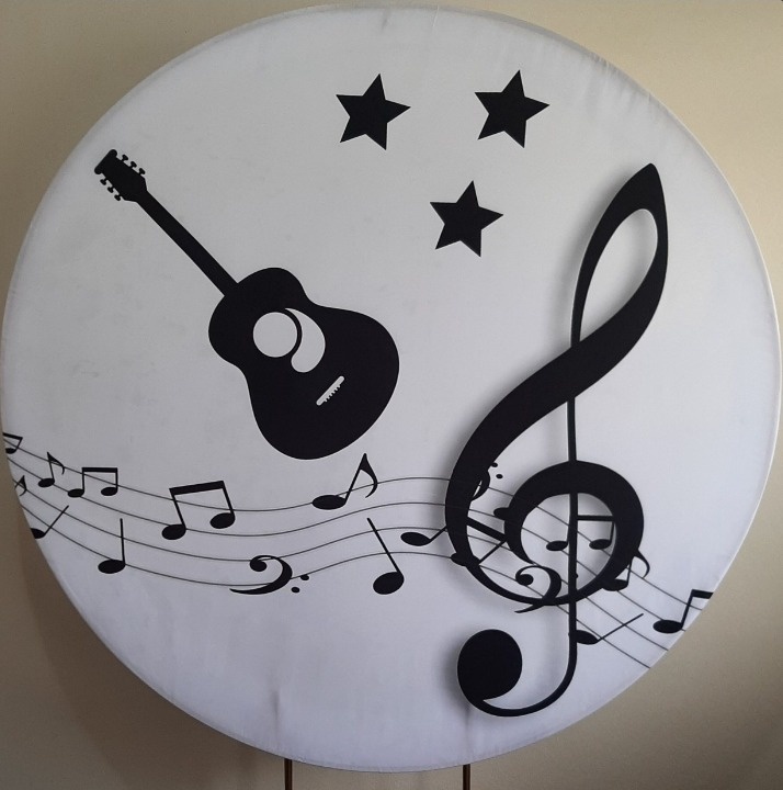 Painel Sublimado Musical  - Três Marias Festas