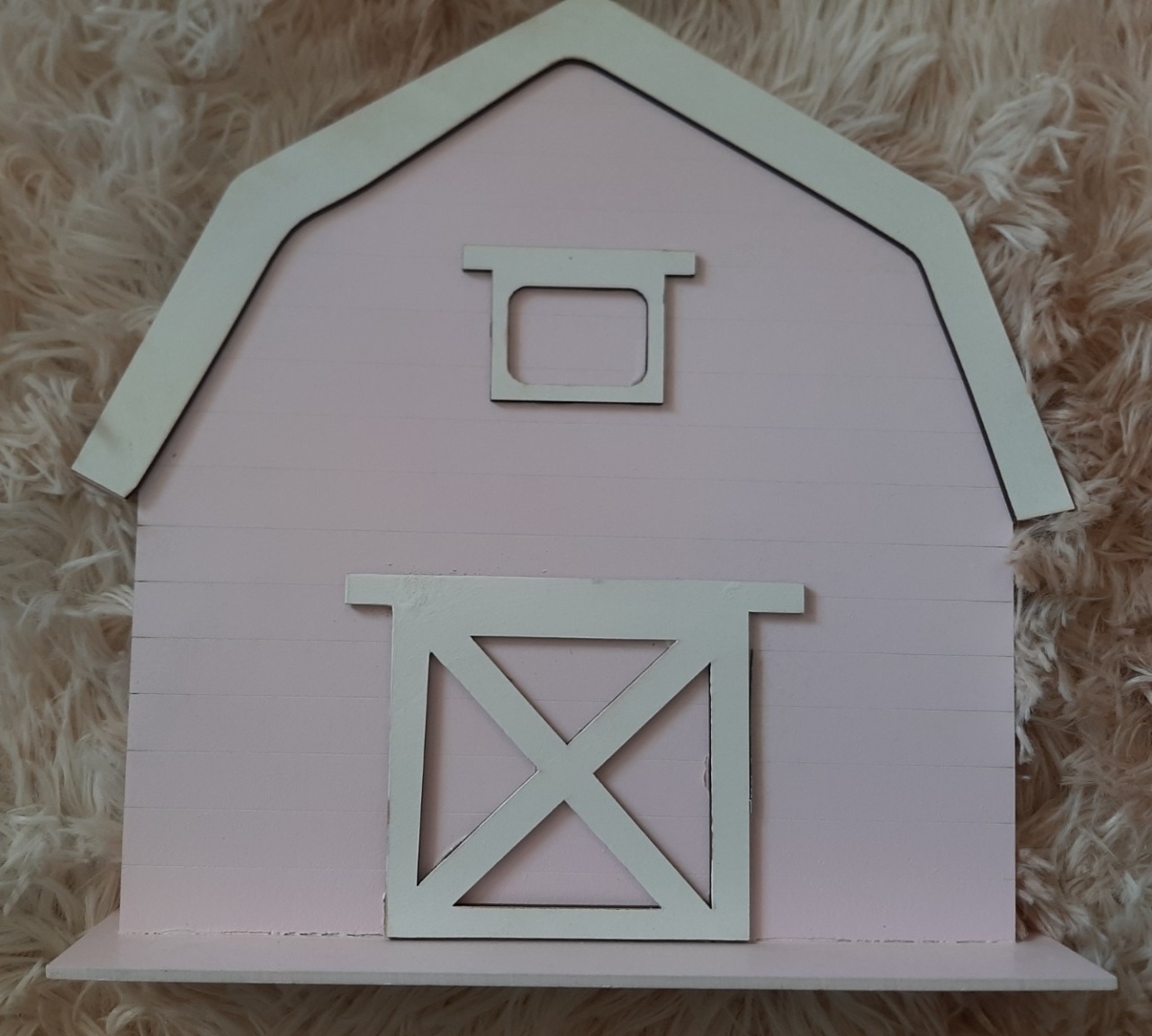 Displays Mdf 3D -  Fazendinha Rosa Mod1 - Três Marias Festas