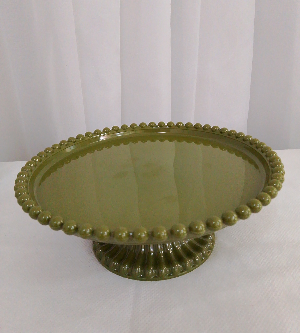 Bandeja / Doceira Verde Oliva Mod1 - Três Marias Festas