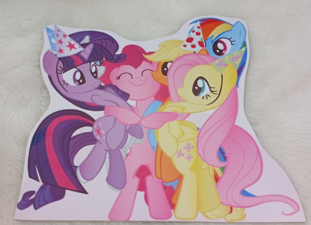 Display Mdf Simples - My Little Pony Mod1 - Três Marias Festas