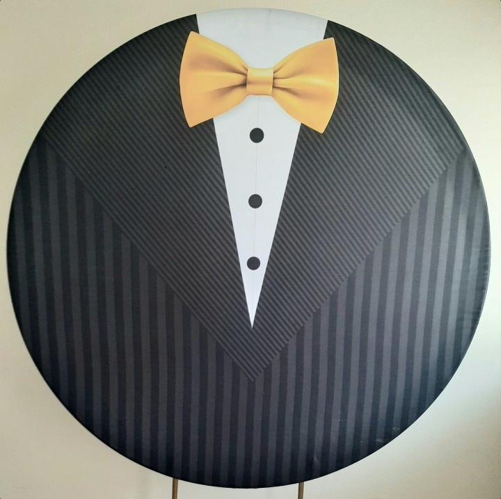 Painel Sublimado Gravata - Três Marias Festas
