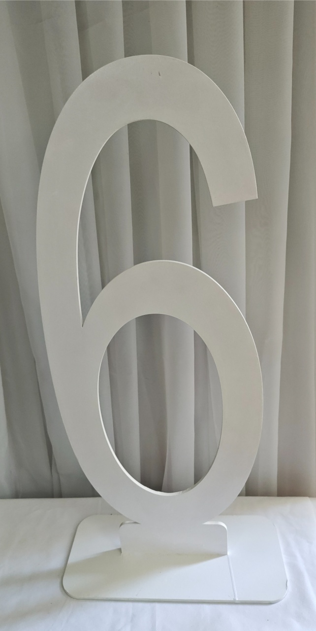 Número 6 Mdf - Três Marias Festas
