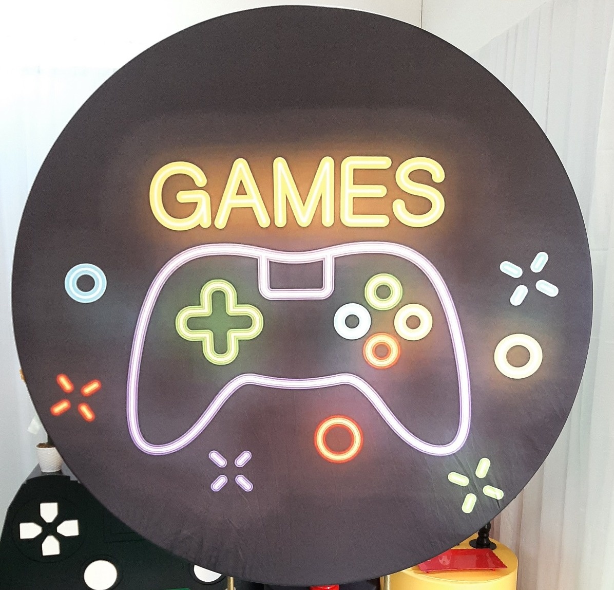 Painel Sublimado Games - Três Marias Festas