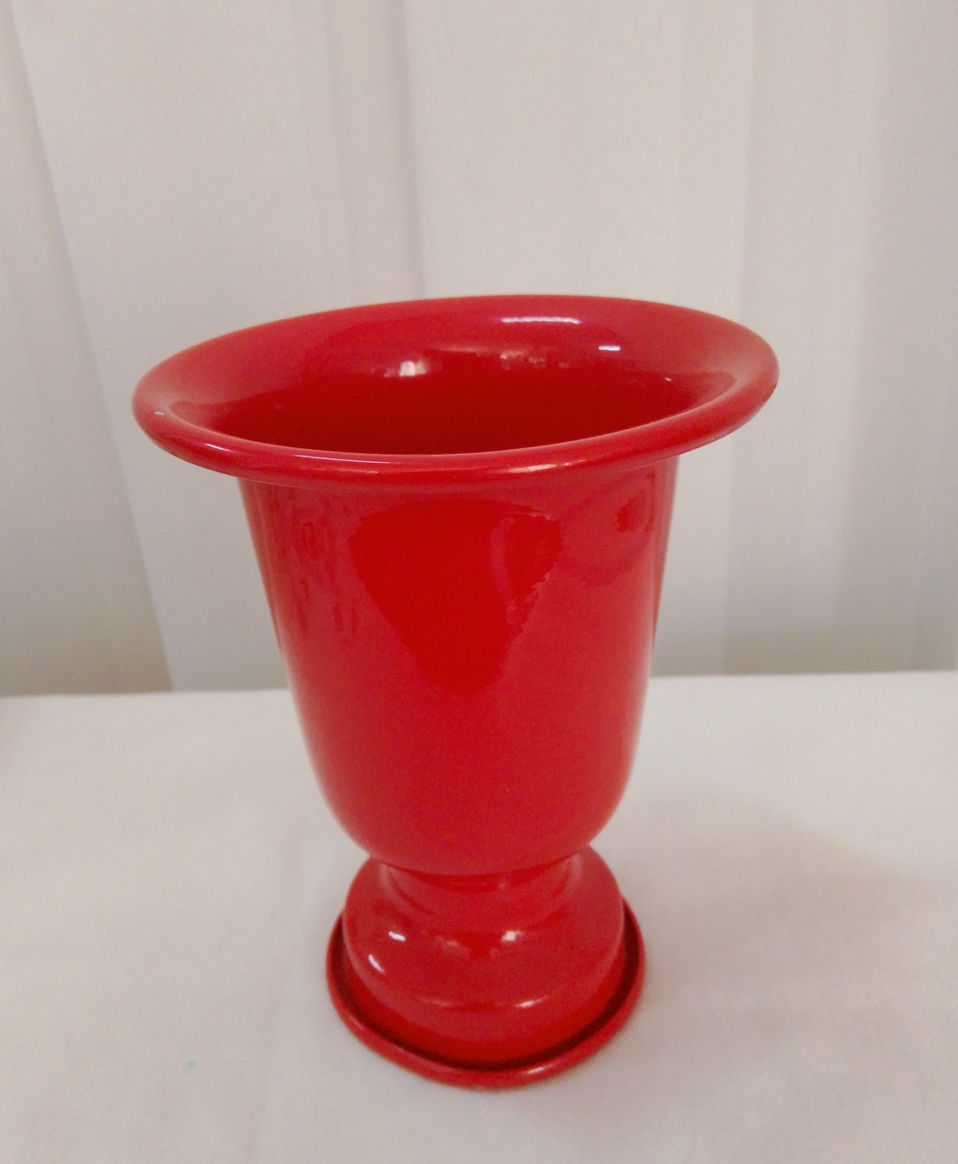 Vaso Aço Vermelho - Três Marias Festas