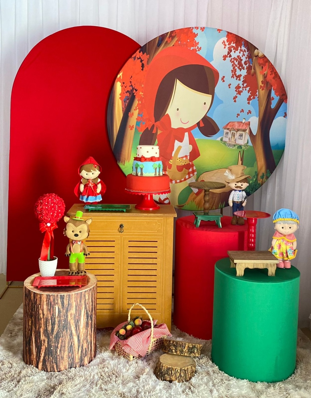 Chapeuzinho Vermelho (Mod1) - Três Marias Festas