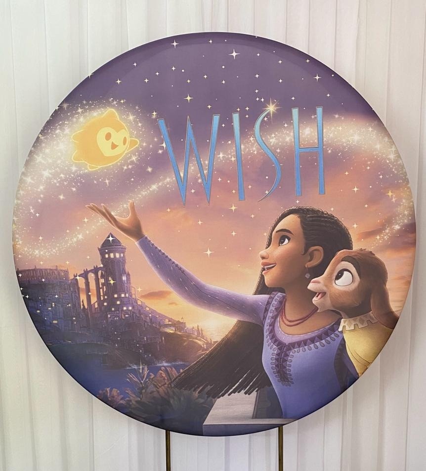 Painel Sublimado Wish - Três Marias Festas