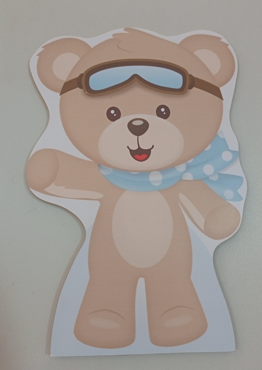 Display Simples - Ursinho Baloeiro Mod1 - Três Marias Festas