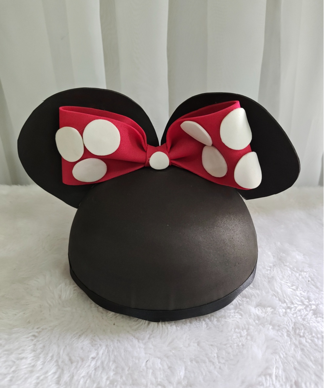 Orelha da Minnie Vermelha (Topo de Bolo) - Três Marias Festas