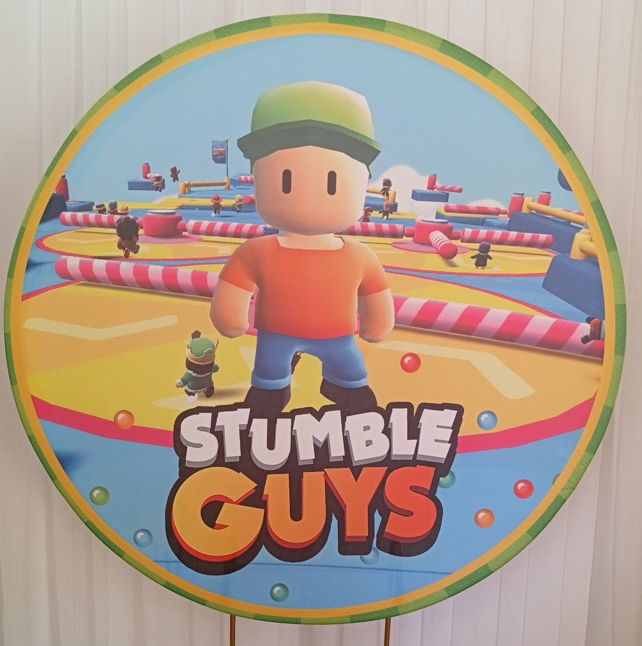 Painel Sublimado Stumble Guys - Três Marias Festas