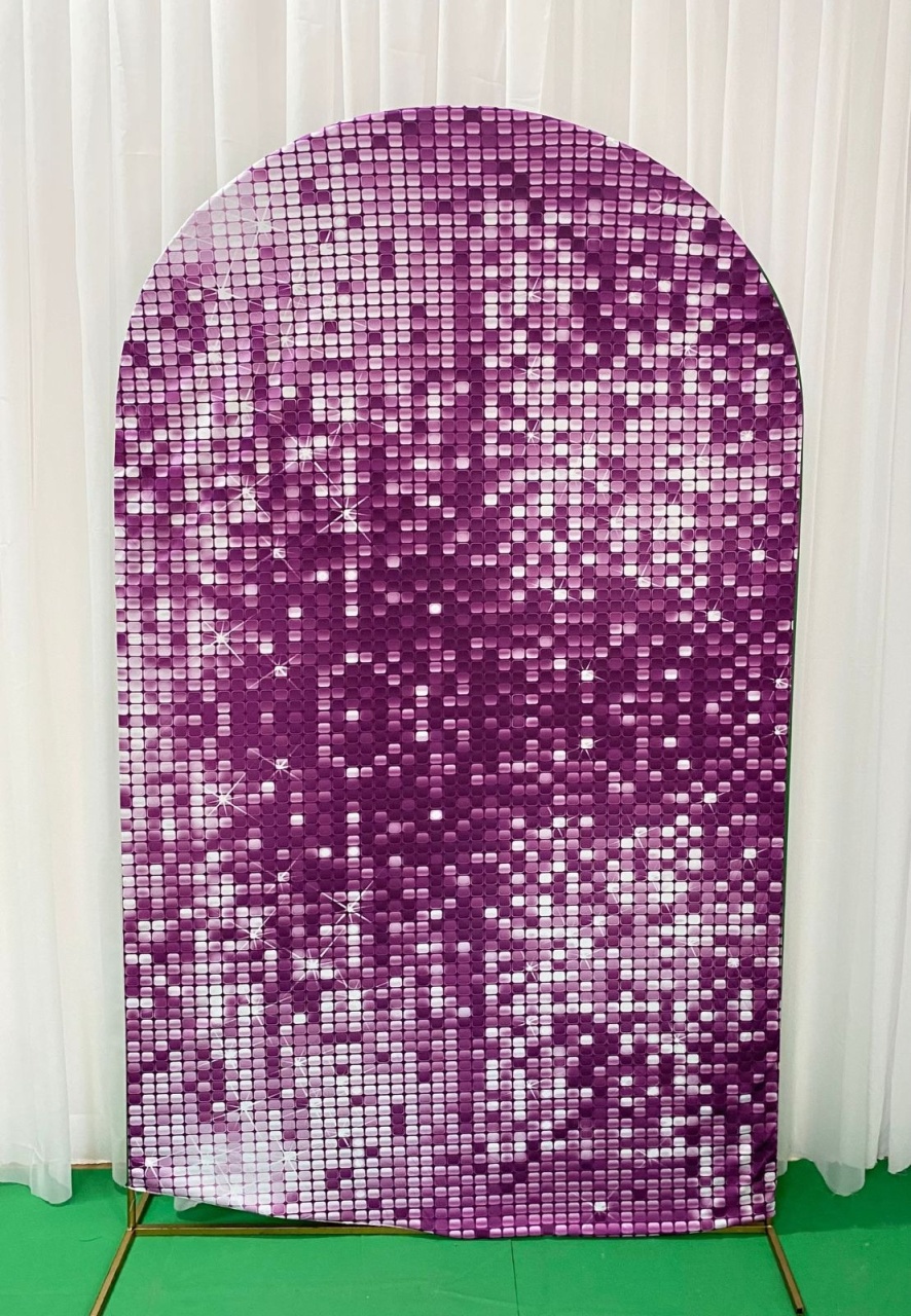 Capa Painel Pirulito Ladrilho Roxo - Três Marias Festas