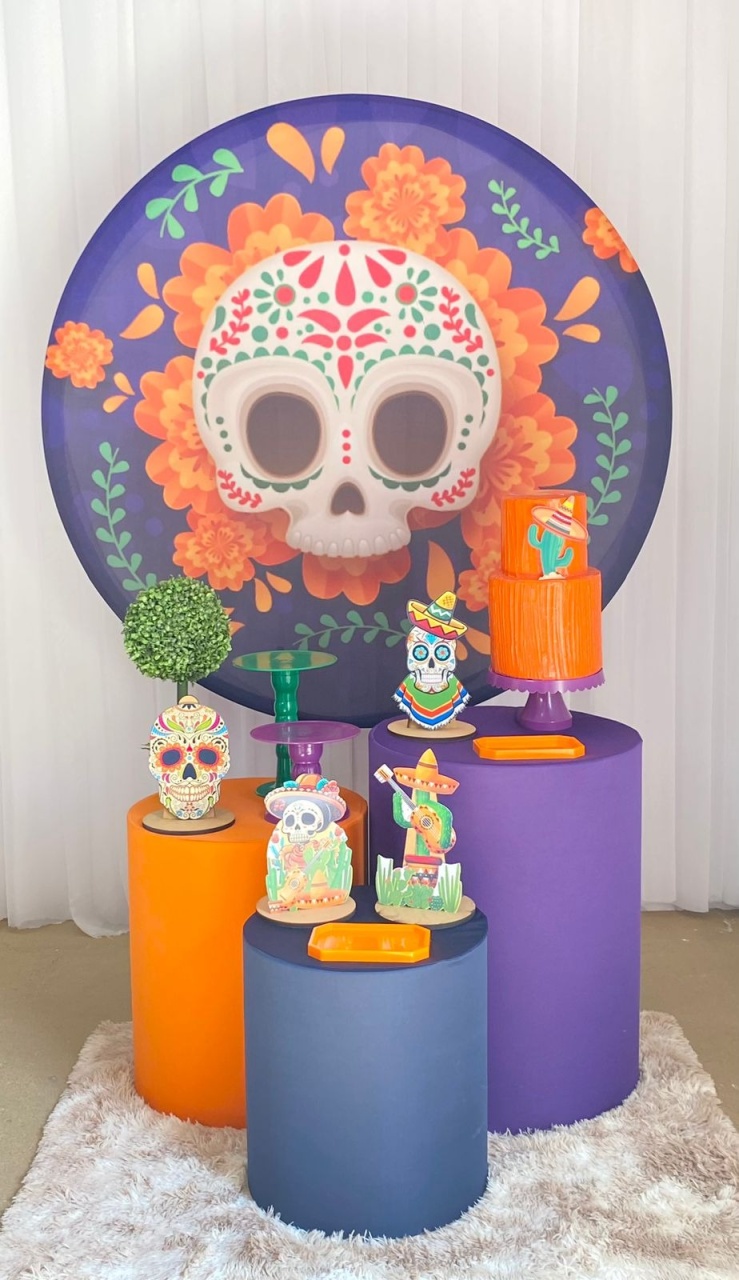 Caveiras Mexicanas Mod1 - Três Marias Festas