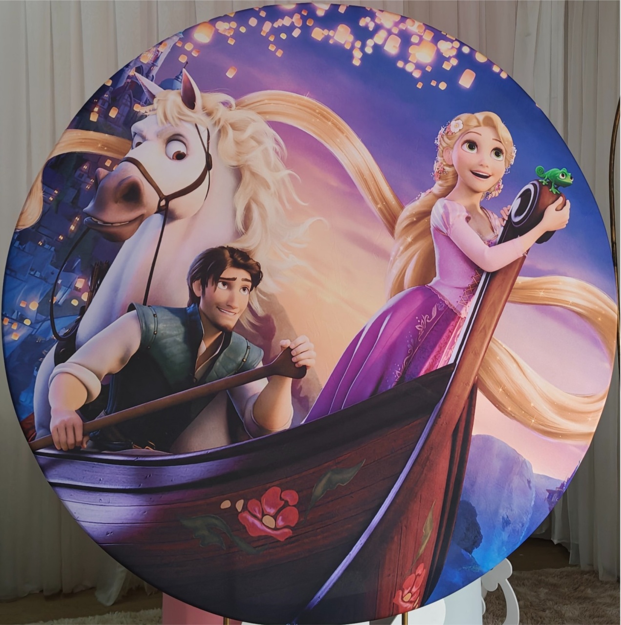 Painel Sublimado Rapunzel - Três Marias Festas