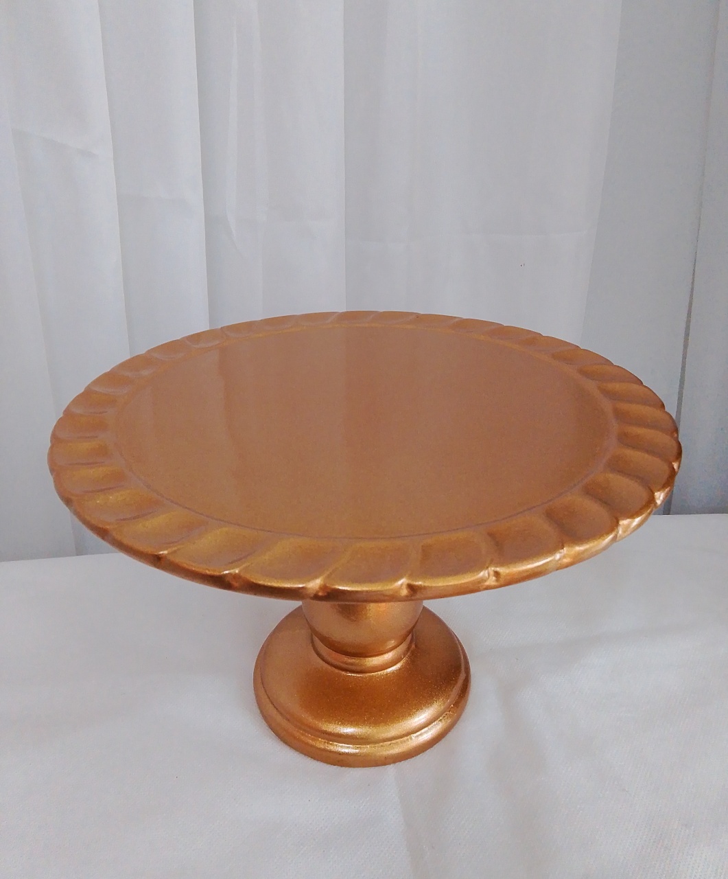 Bandeja / Doceira Cerâmica Dourado4 - Três Marias Festas