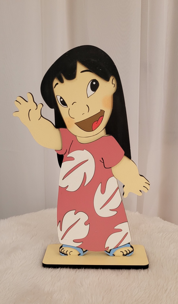 Display Mdf 3D Lilo - Três Marias Festas