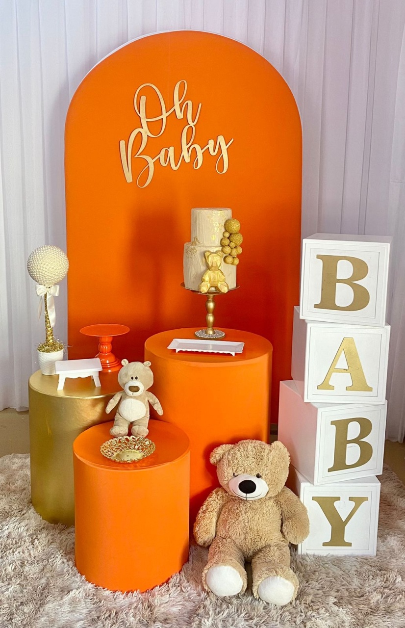 Oh Baby Pirulito Laranja - Três Marias Festas