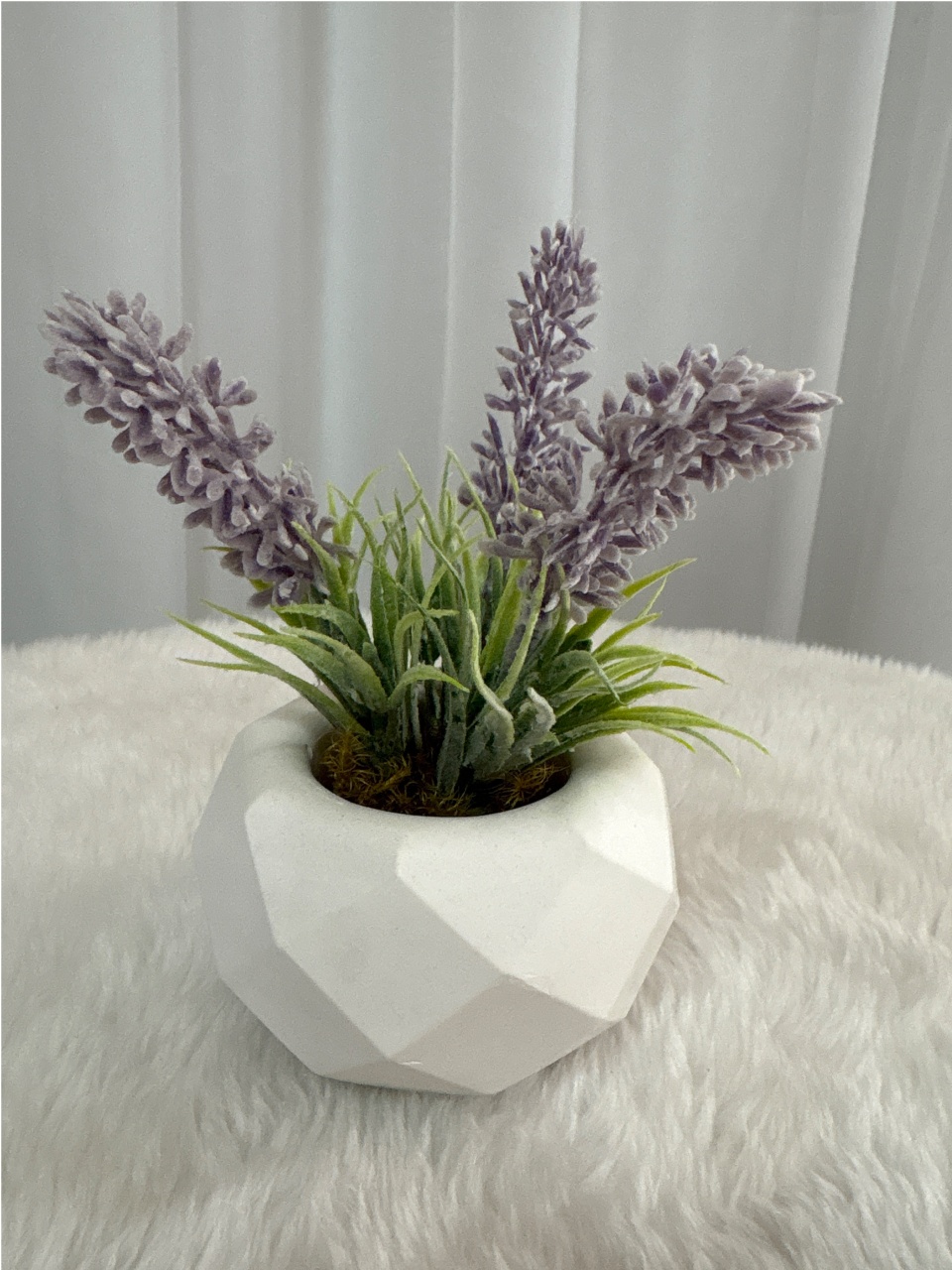 Mini Vasinho Com Flores Lavanda Mod 2 - Três Marias Festas