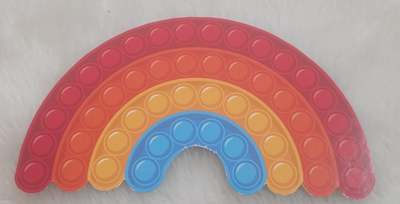 Display Ps - Pop It Arco Íris Mod1 - Três Marias Festas