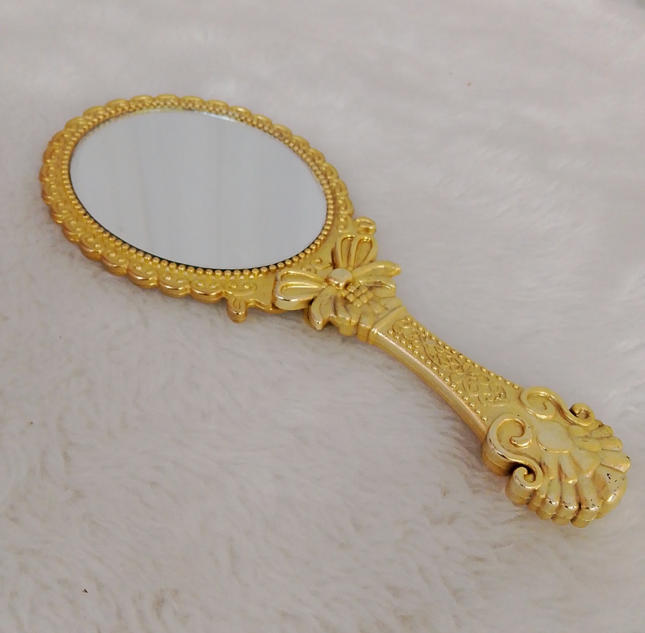 Mini Espelho de Mão Dourado Princesa Branca de Neve - Três Marias Festas