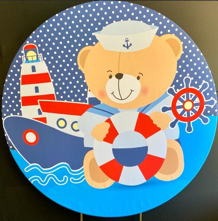 Painel Sublimado  Marinheiro  - Três Marias Festas