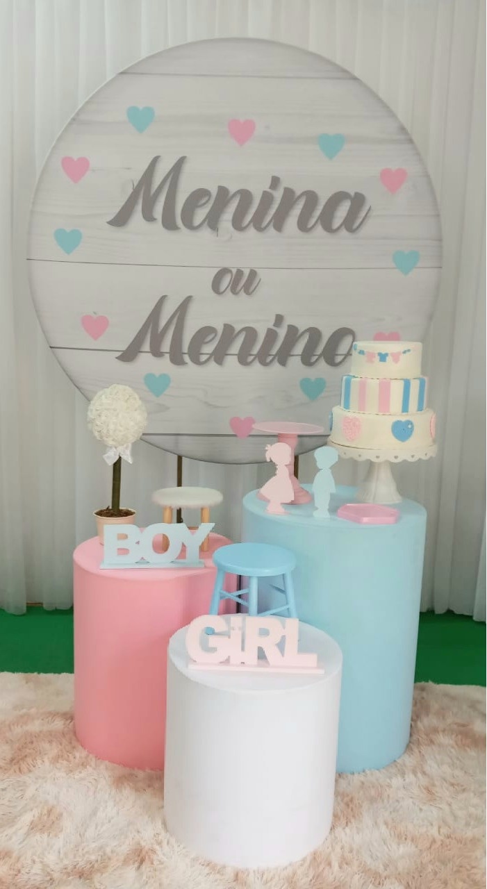 Menino Ou Menina - Chá Revelação - Três Marias Festas